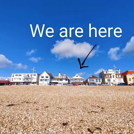 Absolute Beachfront With Decked Garden Oasis And Views ボグナー・リージス エクステリア 写真